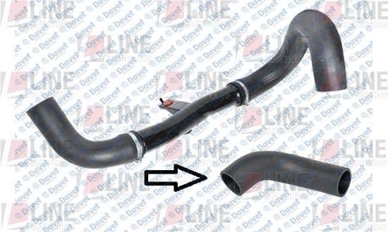 LINE L331300670 Turbo Hortumu Ducato 2.3 Jtd {Metal Boru Haric Ok Ile Gosterilen Kucuk Hortum}